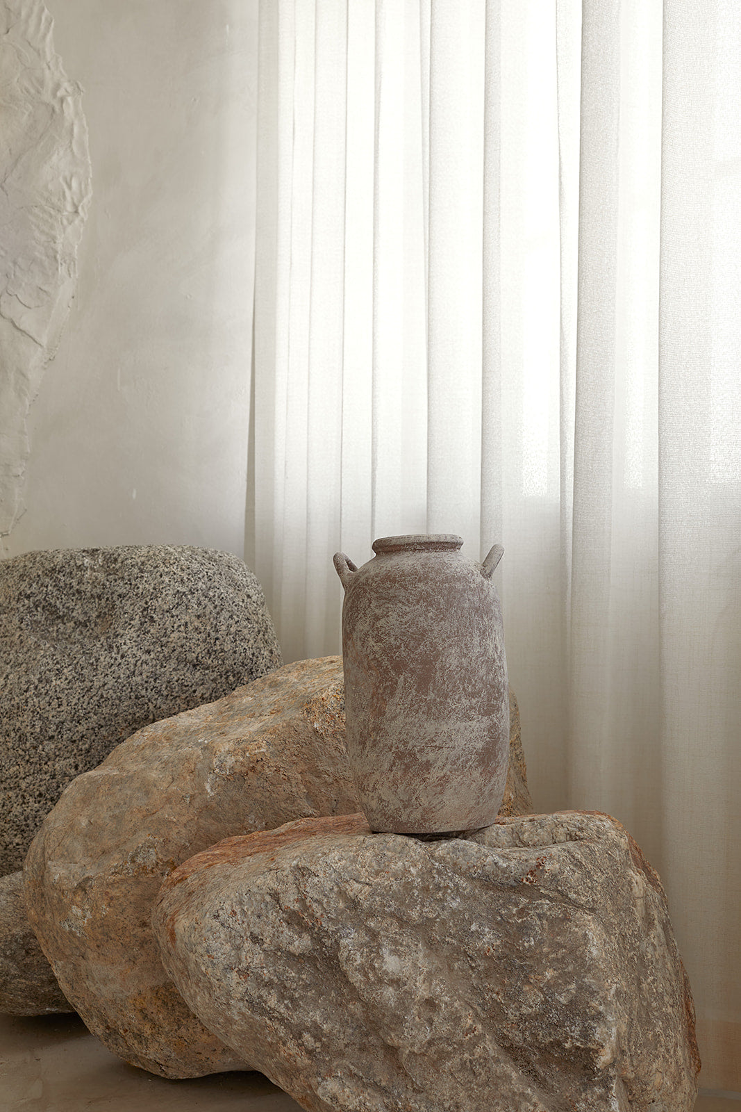 Mira Vase - Distressed Taupe