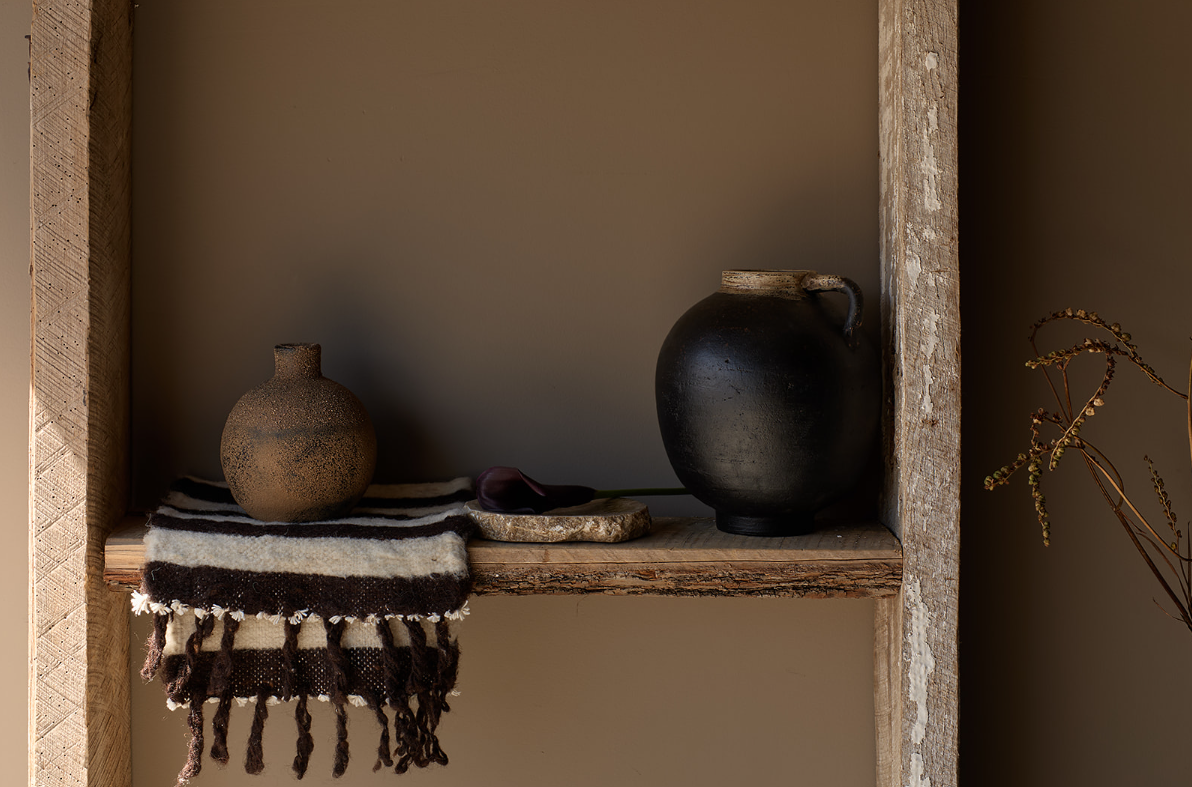 Apple Vase - Rustic Umber