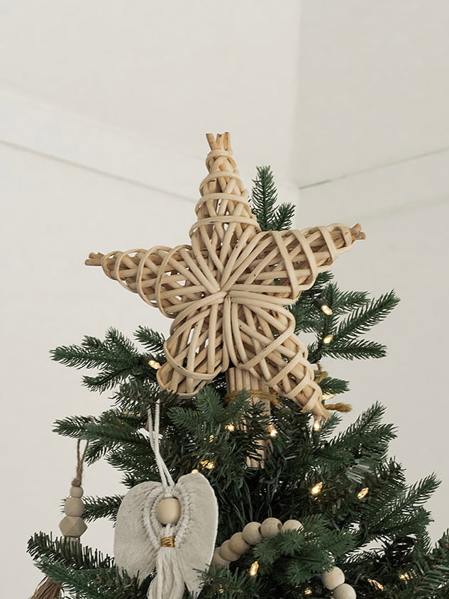 Star Rattan Tree Topper