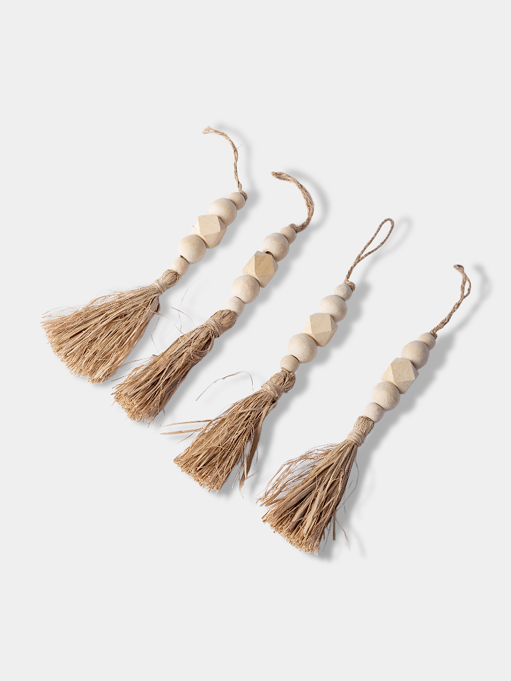 Diamante Tassel Ornament (Set of 4)